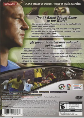 World Soccer Winning Eleven 9 box cover back